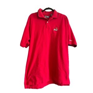 Crable Sportswear Louisville Cardinals Red Polo Golf Shirt Men's Large
